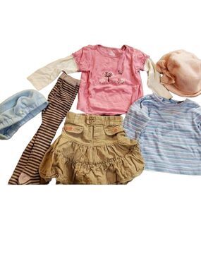 Girls 2T 6-Piece Fall Winter Clothing Bundle